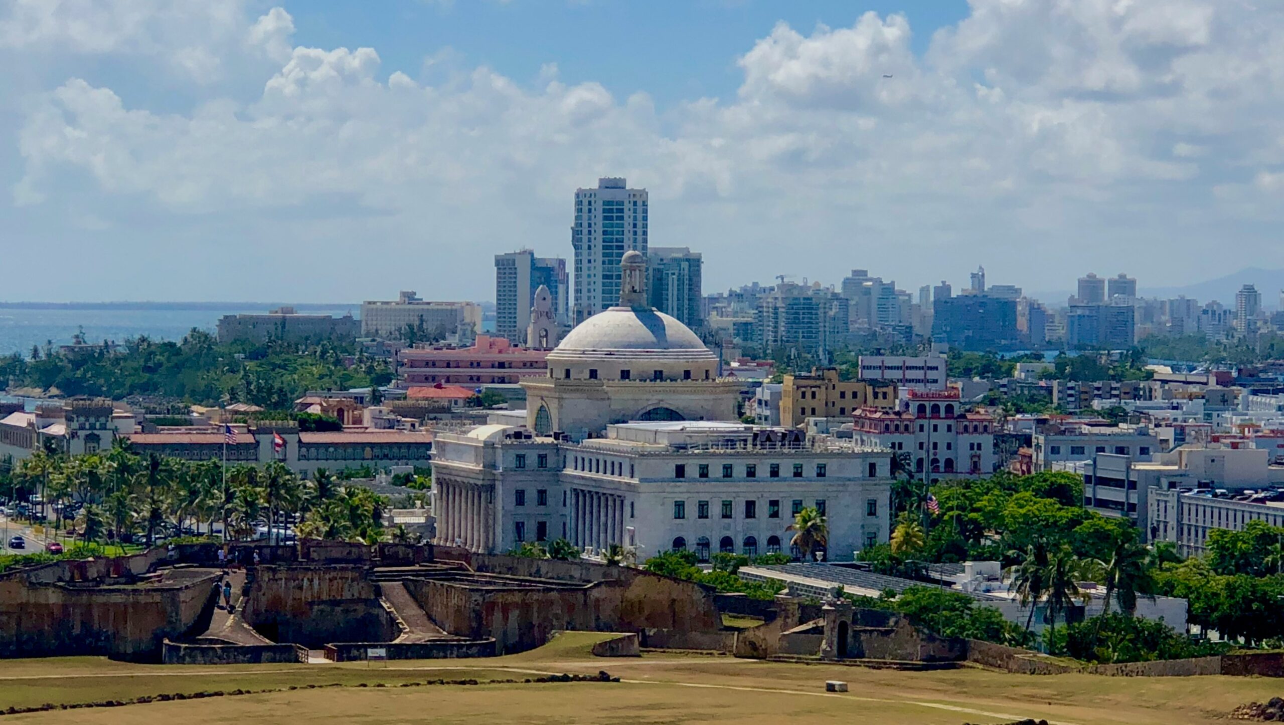 The historic sites of Puerto Rico are a big appeal for travelers. 
pictured: the historic area of Puerto Rico 